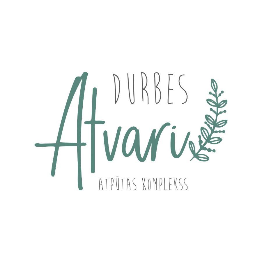 Durbes Atvari - Brivdienu Majas Ar Saunu 外观 照片